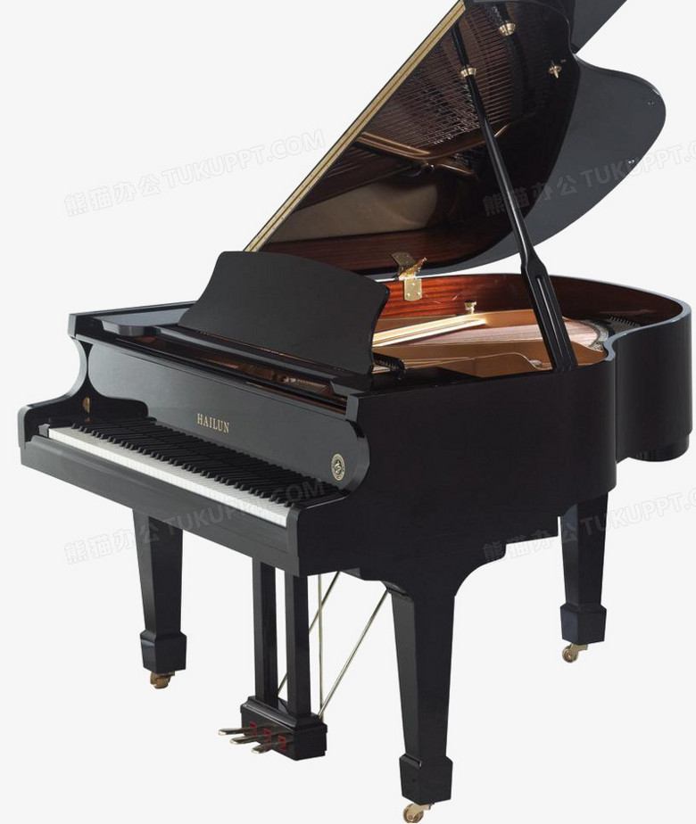 三角鋼琴產品實物免摳素材解析與應用